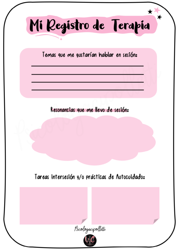 Registros de Terapia
